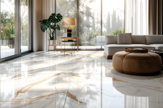 Sélection de matériaux haut de gamme pour une rénovation de luxe intérieure