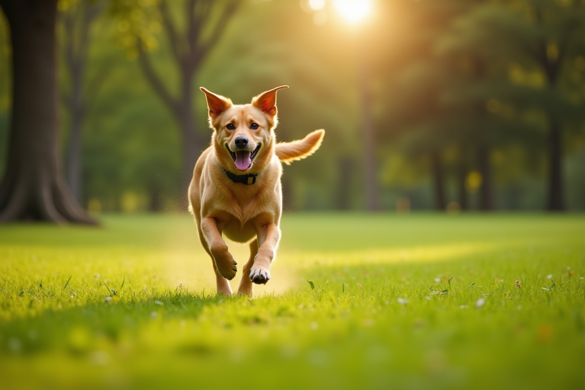 chien actif