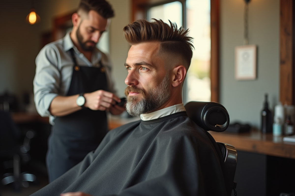 coiffure masculine