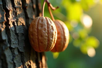arbre noyer et noix