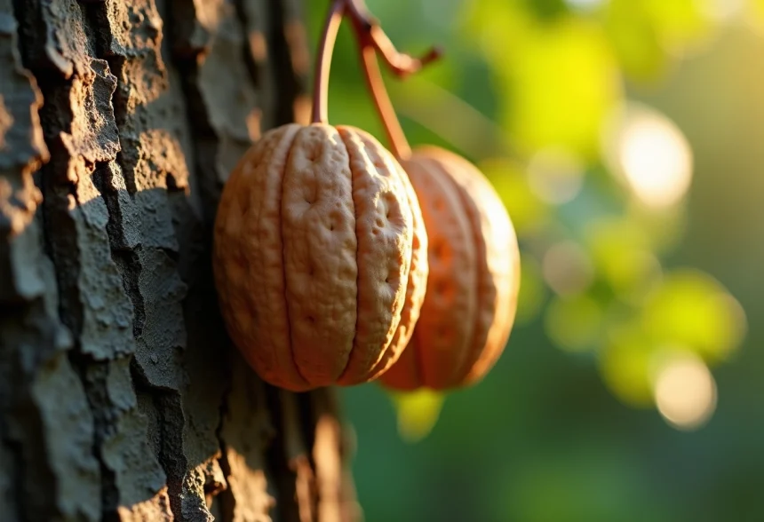 arbre noyer et noix